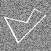 ABSTRACT BLACK COLOR TURING PATTERN ROUGH DESIGN BAKGROUND GOOD FOR WALLPAPER, COVER,POSTER vector