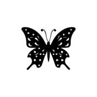 Beautiful Ornament Butterfly Decoration element Design vector