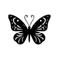Beautiful Ornament Butterfly Decoration element Design vector
