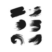 paint brush stroke, ink splatter and artistic design elements. Dirty watercolor texture, box, frame, grunge background, splash or creative shape for social media. Abstract drawing. vector