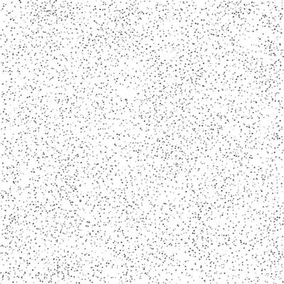Small gritty splatters on white background. Seamless pattern with black dots on rough worn surface.