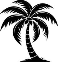 Palm tree icon design template isolated vector
