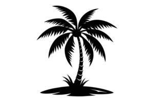 Palm tree icon design template isolated vector