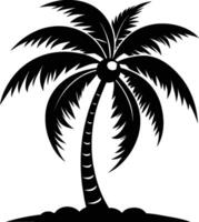 Palm tree icon design template isolated vector