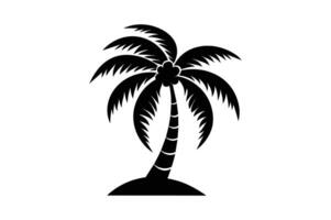 Palm tree icon design template isolated vector