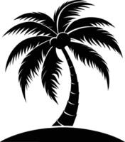 Palm tree icon design template isolated vector