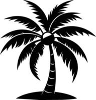 Palm tree icon design template isolated vector