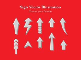 ui icon sign app set arrow cartoon simple line drawing digital business web illustration interface vector