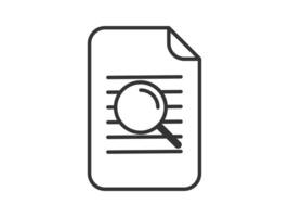 Illustration a icon depicting documents, suitable for web and mobile applications, isolated for use in graphic and design. vector