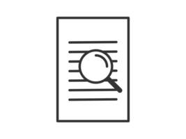 Illustration a icon depicting documents, suitable for web and mobile applications, isolated for use in graphic and design. vector