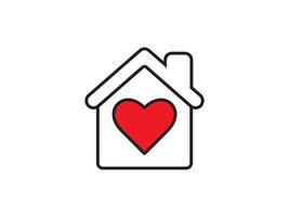 Icon a house representation, isolated against a clean background. This simple symbol evokes a sense of warmth and security, embodying the concept of home. vector