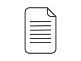 Icon depicting documents, suitable for web and mobile applications, isolated for use in graphic and design. Illustration a vector