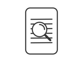 Illustration a icon depicting documents, suitable for web and mobile applications, isolated for use in graphic and design. vector