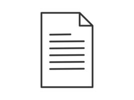 Illustration a icon depicting documents, suitable for web and mobile applications, isolated for use in graphic and design. vector