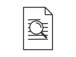 Illustration a icon depicting documents, suitable for web and mobile applications, isolated for use in graphic and design. vector