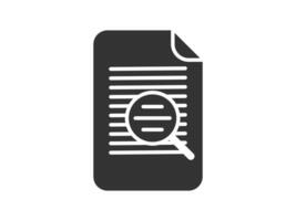 Illustration a icon depicting documents, suitable for web and mobile applications, isolated for use in graphic and design. vector