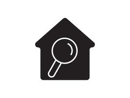 Icon a house representation, isolated against a clean background. This simple symbol evokes a sense of warmth and security, embodying the concept of home. vector