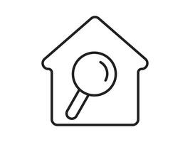 Icon a house representation, isolated against a clean background. This simple symbol evokes a sense of warmth and security, embodying the concept of home. vector