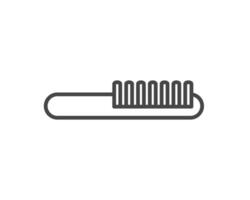 graphic icons of beauty in the form of combs for massage or darsonval procedures. vector