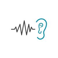 Audio icon flat design vector