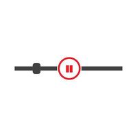 Audio icon flat design vector