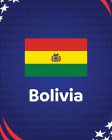 bolivia emblema americano fútbol americano Estados Unidos 2024 resumen diseño logo símbolo americano fútbol americano final ilustración vector