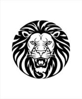 lion logo template design illustration Free vector