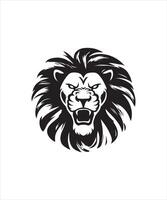 león logo modelo diseño ilustración gratis vector
