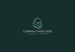 Logo template. Social media abstract gradient emblem logomark for vector