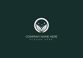 Logo template. Social media abstract gradient emblem logomark for vector