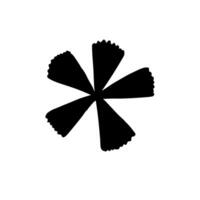 Hand drawn doodle sketch wild clove vector