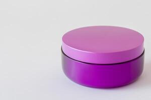 The beautiful mockup showcases good cosmetic packaging for cream containers, emphasizing future cosmetic innovations. photo