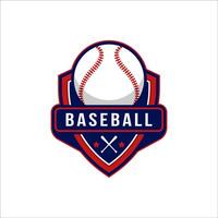 baseball logo badge template vector