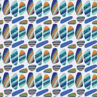 Seamless Pattern with colored stones vector