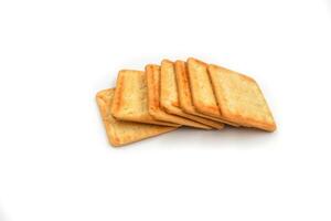 malkist crackers on a white background photo