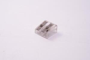 pencil sharpener on white background photo