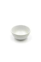 white bowl on white background photo