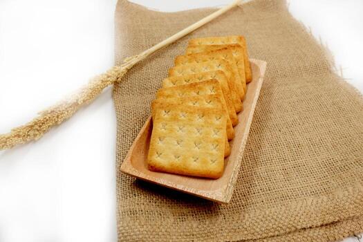 malkista galletas en un blanco antecedentes foto