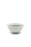 white bowl on white background photo