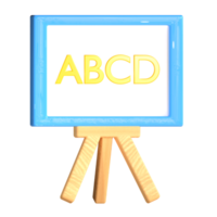 3d whiteboard school- png