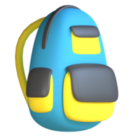 3d skolväska png