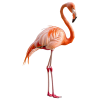 flamingo isolated on transparent background png