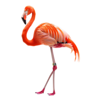 flamingo isolated on transparent background png