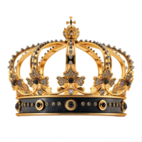 Crown jewellery isolated on transparent background png