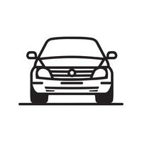 Car icon style collection. Symbol shape design. vector