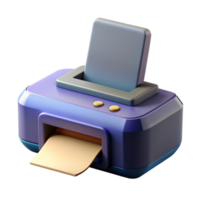 Printer Device 3d png