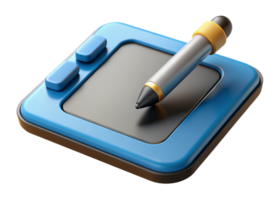 Stift Tablette 3d Gerät png