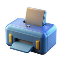 Printer Device 3d Item png