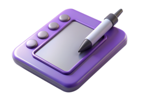 Stift Tablette 3d png