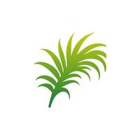 Green leaf icon green. Elements design for natural, eco, vegan, bio labels vector